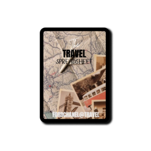 The Travel SpreadSheet